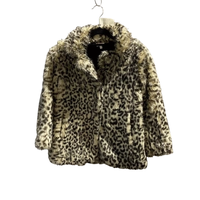 Seed Heritage Kids Size 6 Animal Print Faux Fur Jacket 