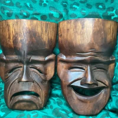 Vintage Theatre Drama Masks