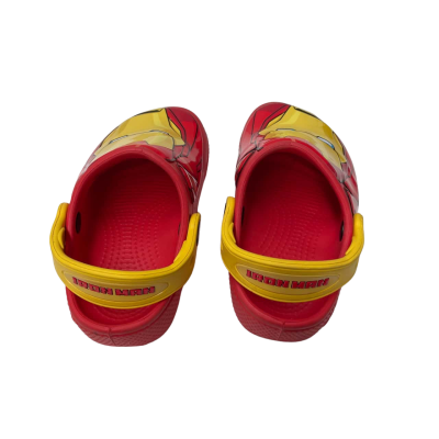 Crocs Kids sz 7.5. Orange and yellow 