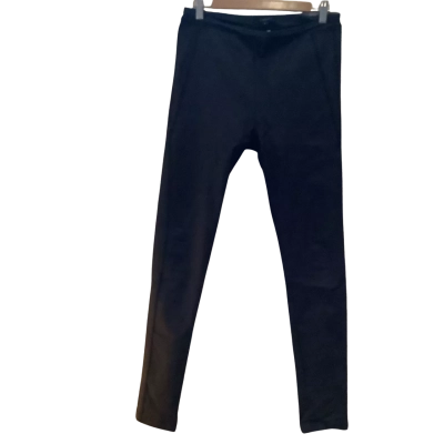 TIRELLI.  Coated Black Stretch Skinny Pant.  Size 14 