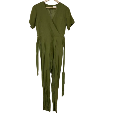 Gorman - Silk & Linen Blend Jumpsuit - Size 6