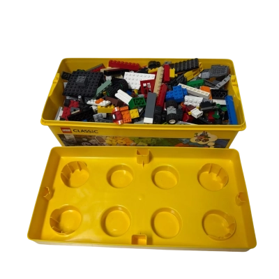 Lego 2kg mixed in yellow brick 