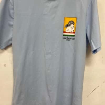 Casablanca Mens  Size XXL Short Sleeve T-shirt Blue 