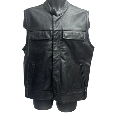 Harley Davidson Mens  Size L Biker / Vest Black  