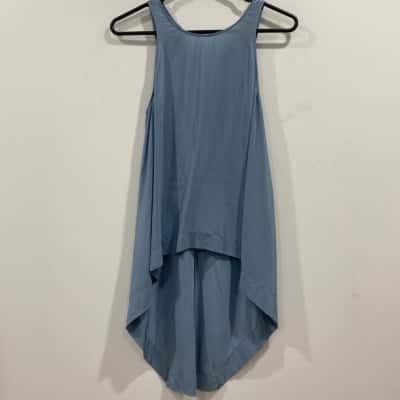 Sass & Bide Womens  Size 6 Blue High Low Top 