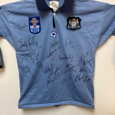 1995 Classic Sportswear Signed NSW Blues Jersey