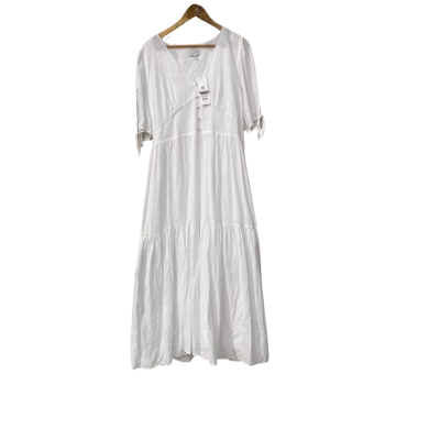 Tokito Womens  Size 16 Maxi Dress White 