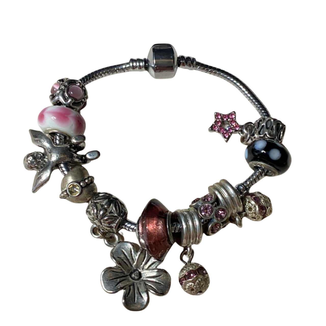 Charm Bracelet With 11 Charms (s)