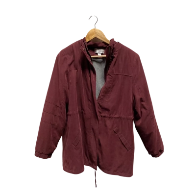 Liz Jordan Womens  Size XL Maroon Coat