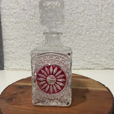 Hofbauer Byrdes Ruby Clear Crystal Decanter