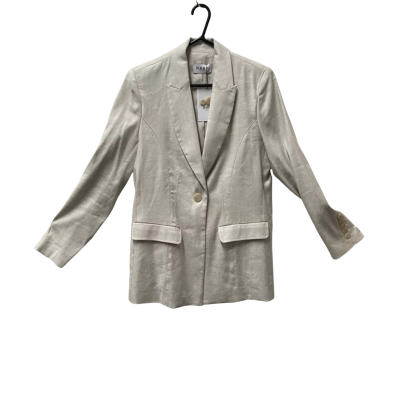 RAEF The Label Blazer Womens  Size 10 Natural 