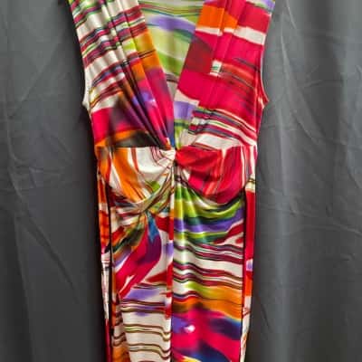 Threadz Womens Size M Multi-Colour Dress