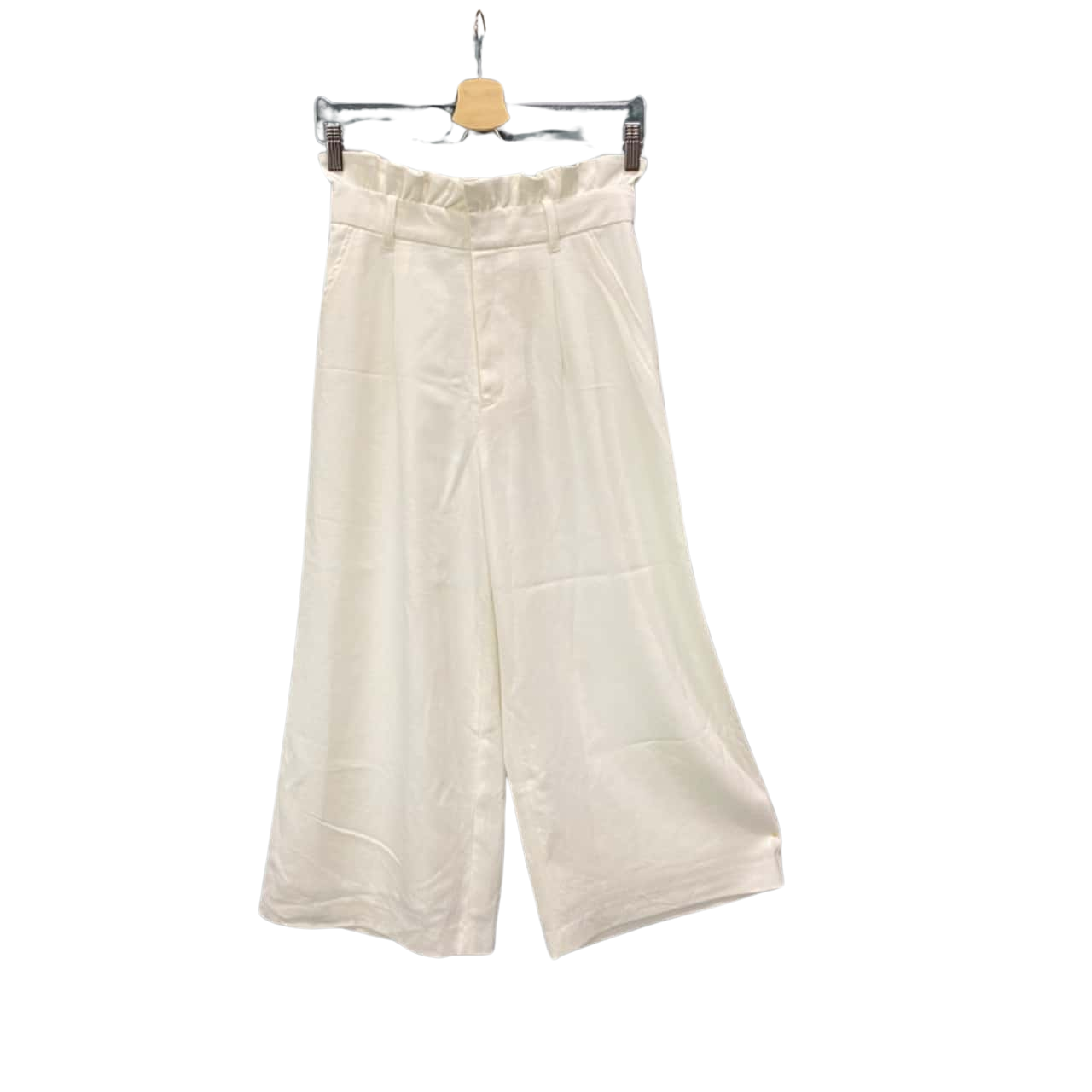 Womens Size 38 Flared Cream Pants