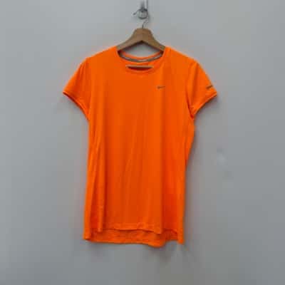 Nike Dri-Fit Orange T-Shirt - Size L