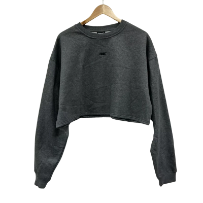 Elite Eleven Womens  Size XL Cropped Jumper Grey