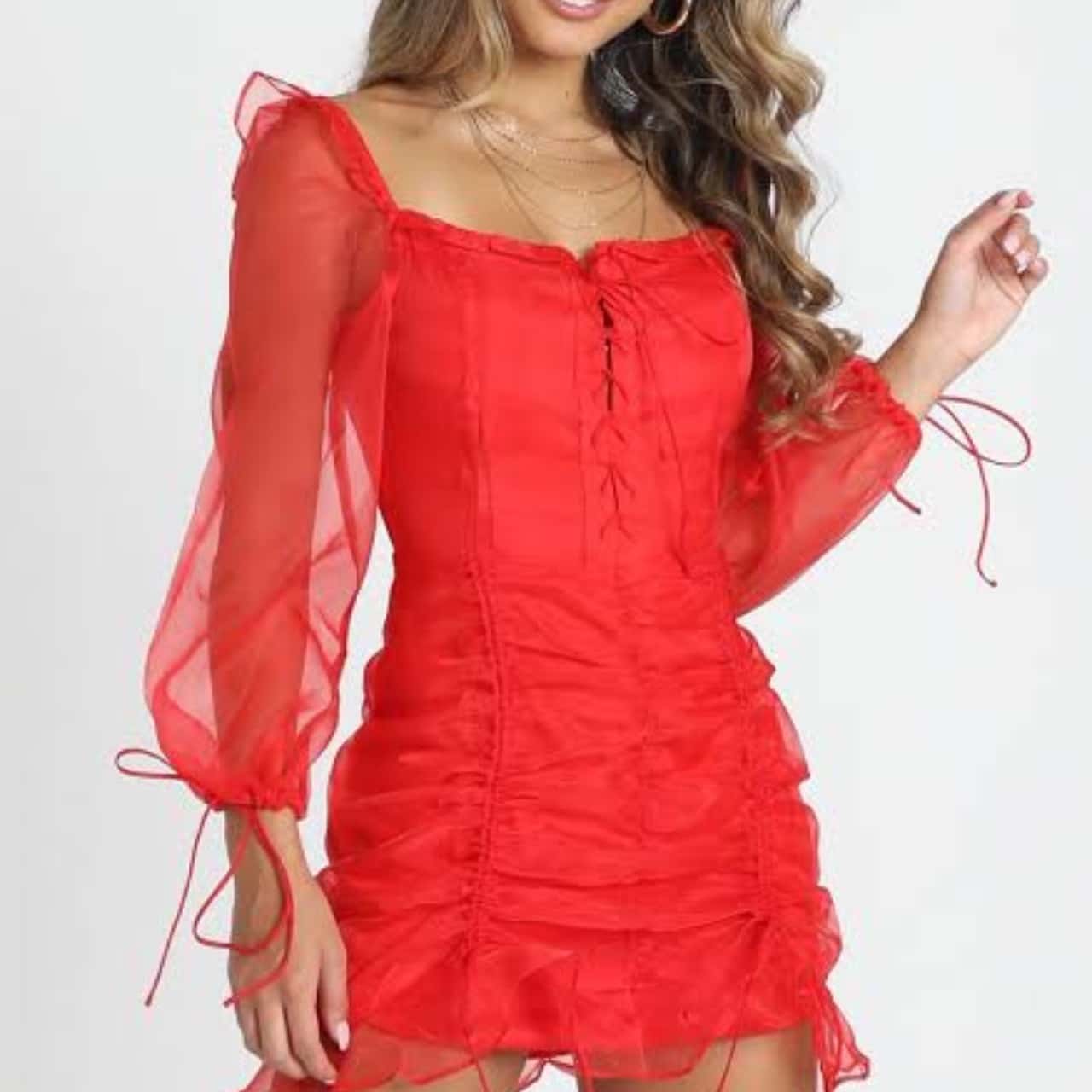 Sheer princess doll dress for petite women A55 main image 0