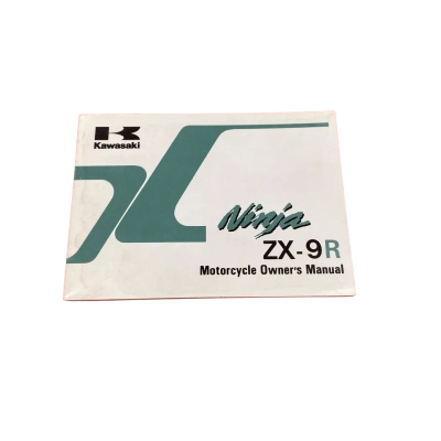 Genuine Kawasaki ZX-9R Owners Manual 