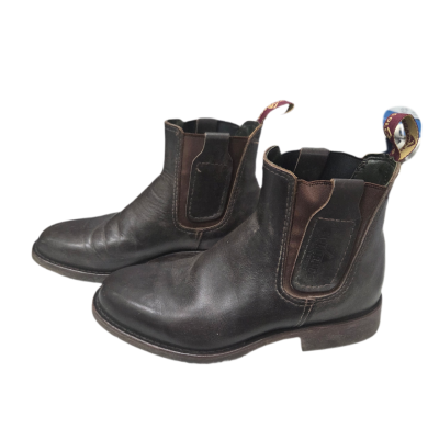 Colorado Australia Dark Brown Leather Chelsea Boots Elastic Side Men's Size 8 