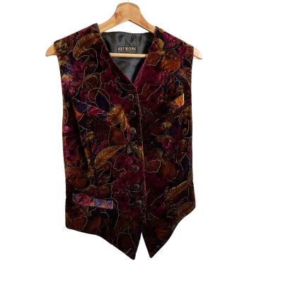  Network AUSTRALIA Womens  VEST - Size 12 / 14 Multicoloured 