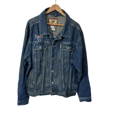 Cinch Classic Cowboy Collection Mens Size XL Blue Denim Button-up Jacket 
