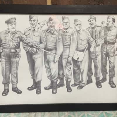 Dad’s Army Black & White Picture