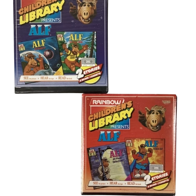 Vintage Alf book and read along cassette collection