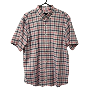 Gazman  Mens  Size XL  Blue / Pink / White  Short Sleeve Shirt