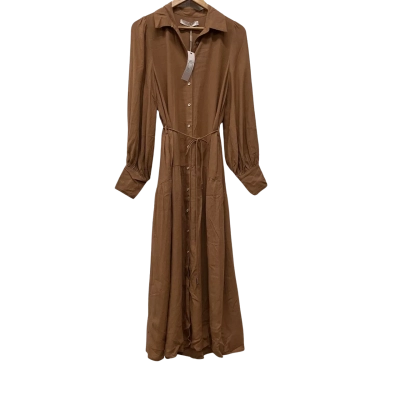 Isle Of Mine Womens  Venus shirt dress Size M Brown 