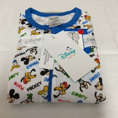 NEW Disney Baby Infant Mickey Mouse Coverall Kids Size 1 Jumpsuit 18m Boy Girl 
