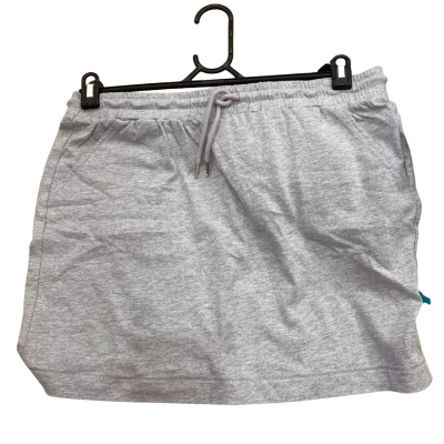 Nude Lucy Womens Size 12 Grey Jackson Drawstring Mini Skirt  