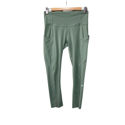 Lululemon Womens  Size 6 Cropped Leggings Green 