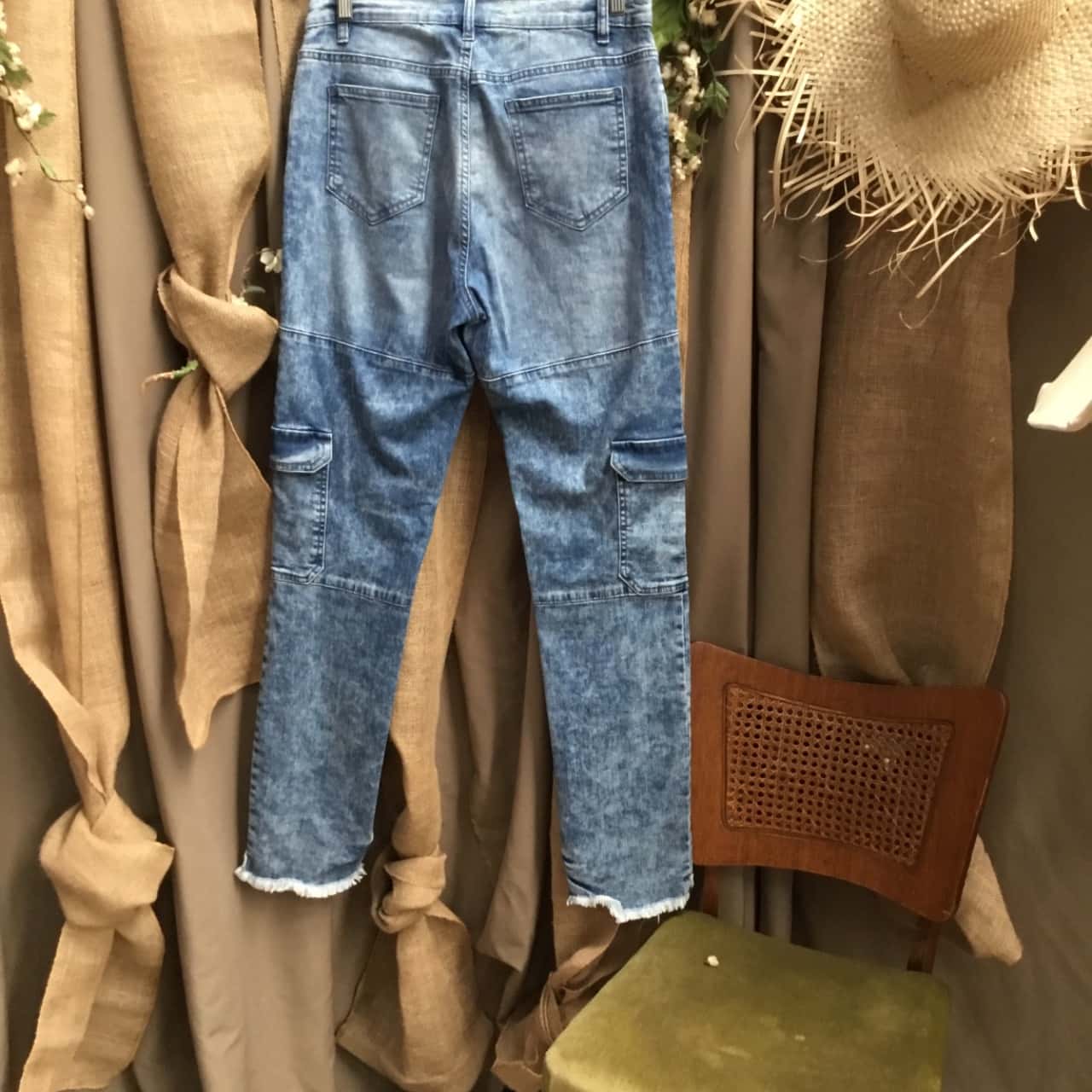 John Baner Size 40 Relaxed Fit Blue Jeans