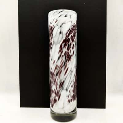 Studio Art Glass Style 20cm Tall Vase - Heavyweight 637g  (office)