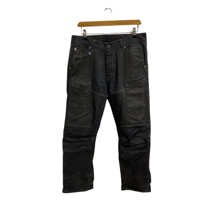 G-Star Denim 5204 Jeans Raw 3301 Size 32 Black  