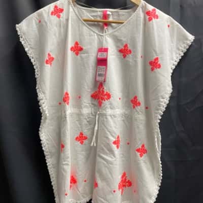 Seafolly Womens Size L / M Embroidered Kaftan
