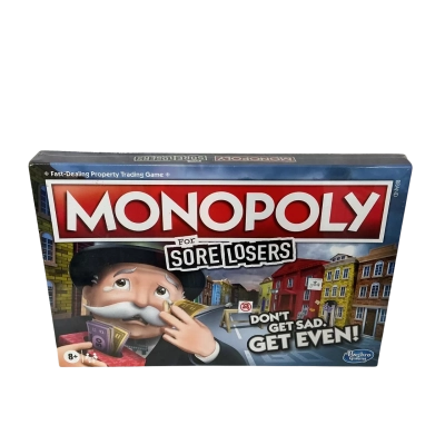 Hasbro Gaming Monopoly For Sore Losers (new)