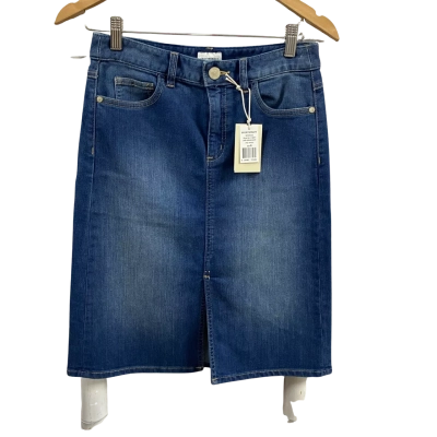 Sportscraft Womens  Size 6 Lara Denim Skirt Mid Wash