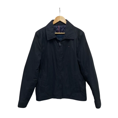 Tommy Hilfiger Mens  Size S Front Zipper Jacket Black  