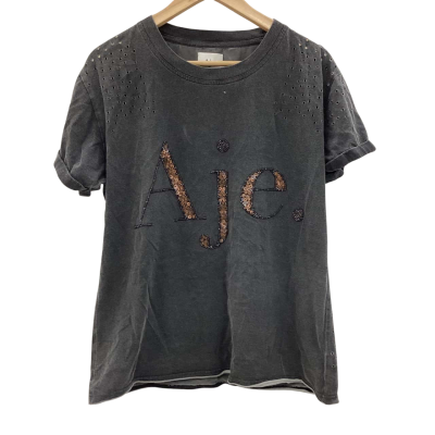 AJE Womens  Size XS Short Sleeve Top 