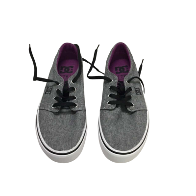 DC Shoes Size 38 Grey Skateboard Shoes