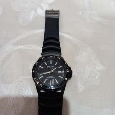  Men's watch  pulsar 100m water resist  st.steel  (AS IS)