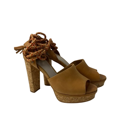 Mimco Womens Heel Size 39 Brown 