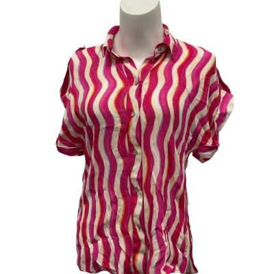MNG Casual Womens Size M Button Up Top