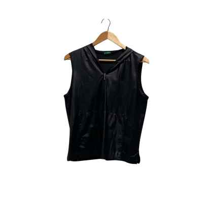 United Colors Of Benetton Womens  Size S Black Top