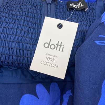 Dotti Womens  (15) Size 10 Casual Dress Blue / Floral 