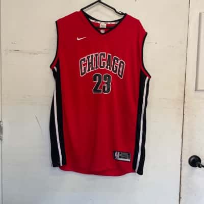 Nike Mens  Size XXL Jersey  Black  / Red / White 