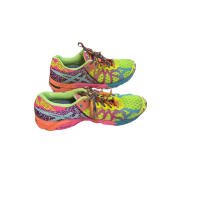 Asics GEL-Noosa Tri 9 Neon Multi-Color Running Shoes T458N -US 10 / EU 42
