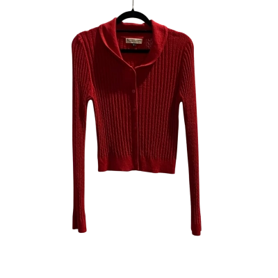 Kitten DAmour Womens  Size M Buttoned  Cardigan Red 