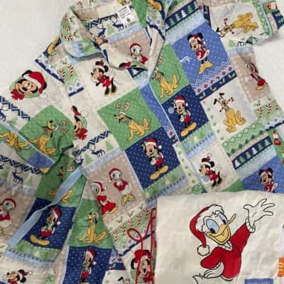 Peter Alexander Kids Size 10 Disney Christmas Pyjamas 