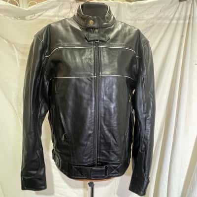 XELEMENT Motorcycle Jacket Size M Black  
